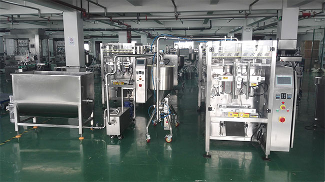 星火酱料包装机设备展示